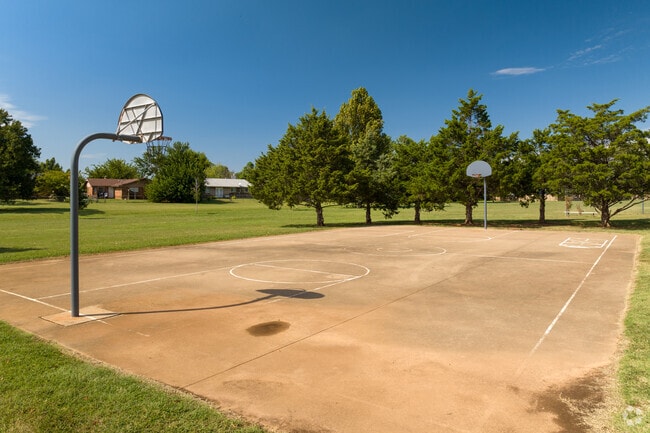 Get your friends together for a game of basketball in Meadow Lakes Park as well.