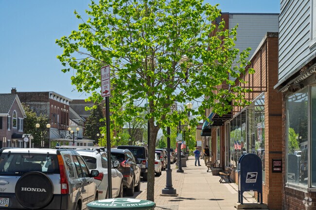 Caledonia Street in Lower Northside has a small commercial district.