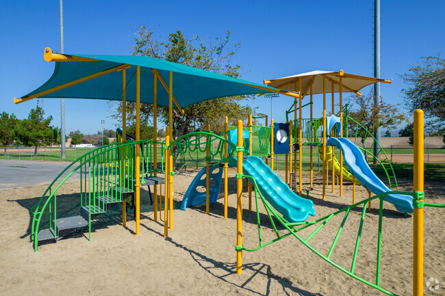 Students love the Crescent Elementary School playground at recess.
