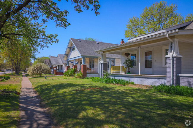 Beautiful brick siding complement many of the Delano homes.