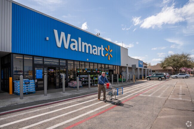 Walmart, in nearby Hempstead, offers food and home goods for those in Prairie View.
