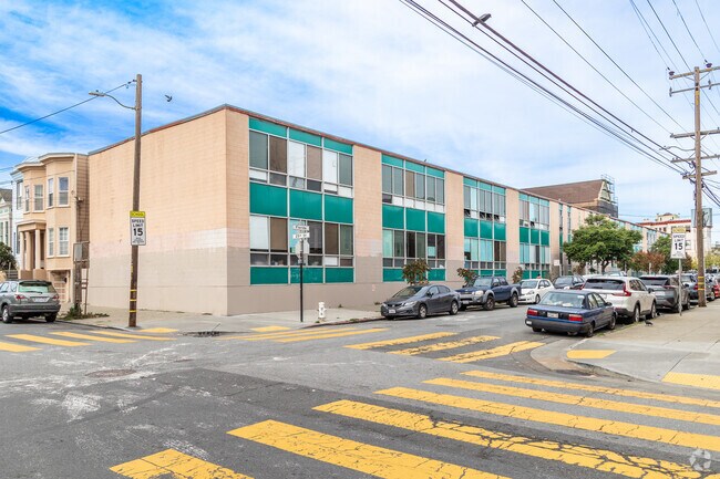 St. Peters School sits on a neighborhood corner.