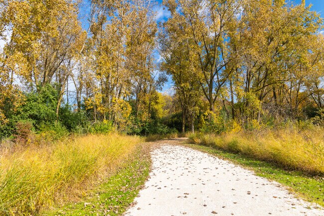 Greenbelt Forest Preserve
 has a scenic trail for walking in North Chicago, IL.