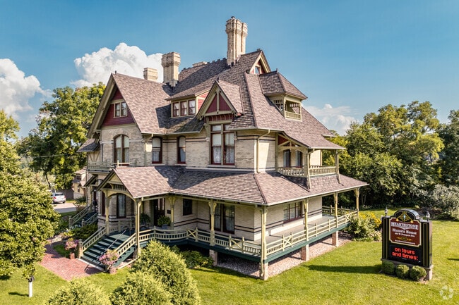 The Hearthstone Historic House is know for it's many fireplaces.