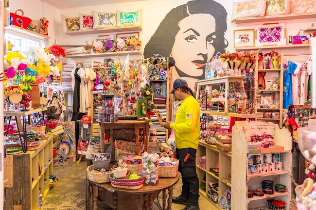 A man shops in Casa Xovi at Barrio Logan.