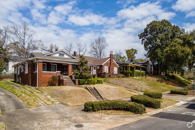 Large single-family homes are available in the Bush Hills neighborhood.
