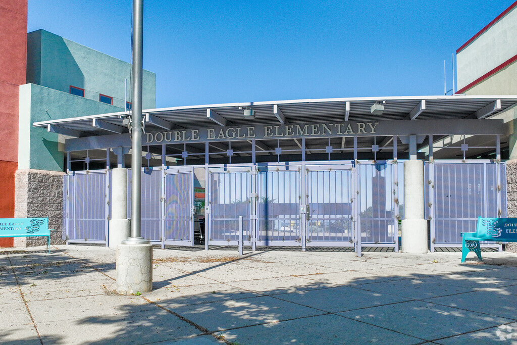 Double Eagle Elementary School entrance.