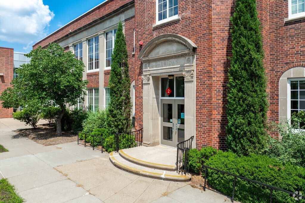Sheridan Elementary School is a popular school for younger kids in the area.