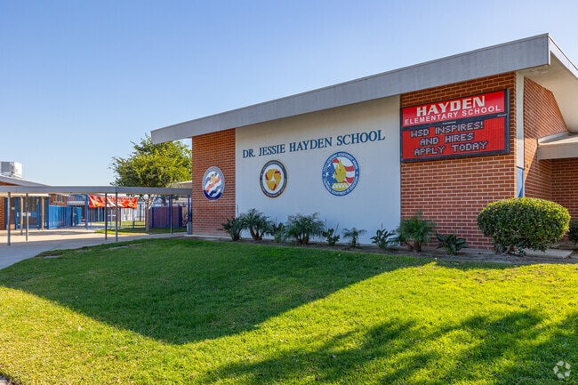 Teachers encourage learning at Hayden Elementary School.