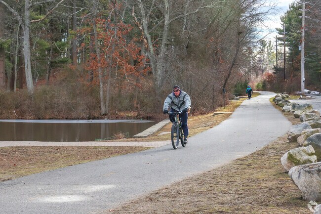 West Peabody bicycle riders enjoy trips along the Independence Greenway.