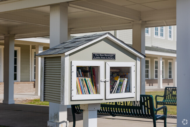 Students enjoy sharing books at Manteo Elementary School in Manteo, NC.
