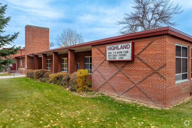 Highland Elementary serves families in the Highlands area.