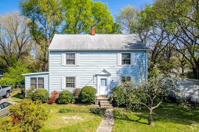 Charming Cape Cod homes are typical in the Westover Hill neighborhood.