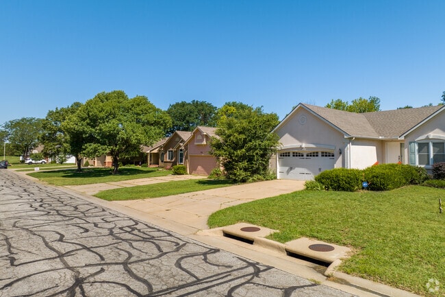 A wide variety of home styles exists in Northeast K-96, Wichita.