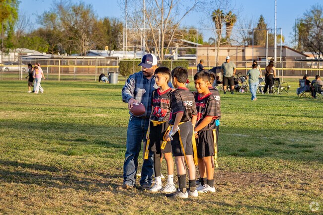 Wasco team members receive last minute instructions from their coach.