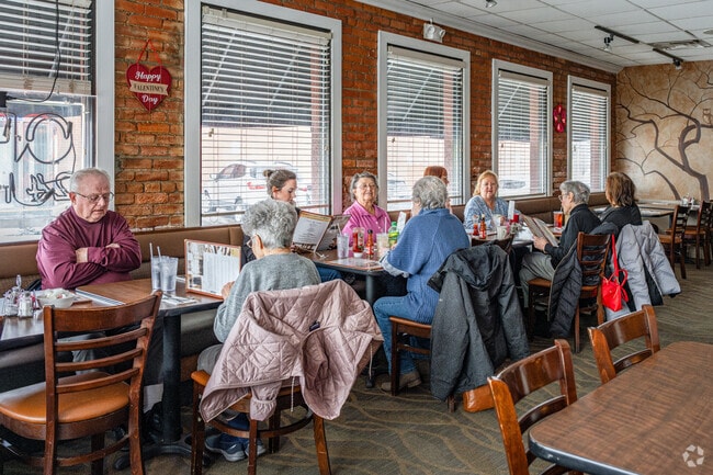 Edgewater's My Friends Restaurant is a popular dining spot for every meal.