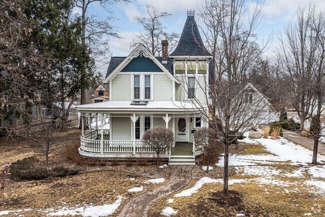 A beautiful Victorian home stands proudly in Stevens Point.