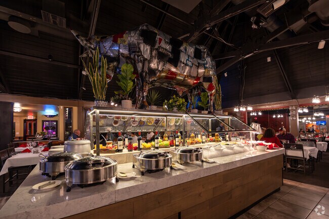 Boiada Brazilian Grill serves premium meats, just minutes from Meadow Springs.