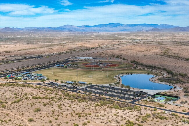 Paloma Community Park is a peaceful oasis with a lake for fishing enthusiasts.