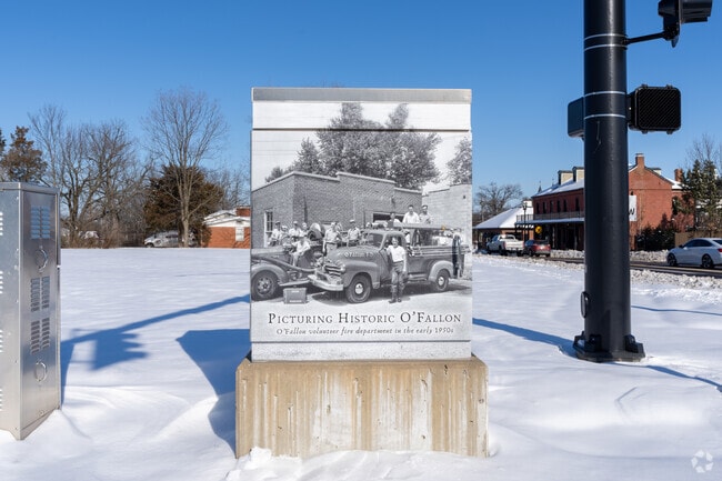 History is burgeoning from every street corner on main street in O'Fallon.