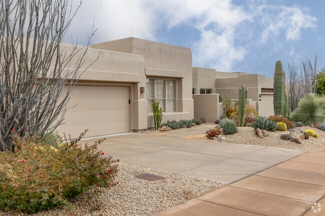 Pueblo style homes, small and large, can be found throughout the Legend Trail community.