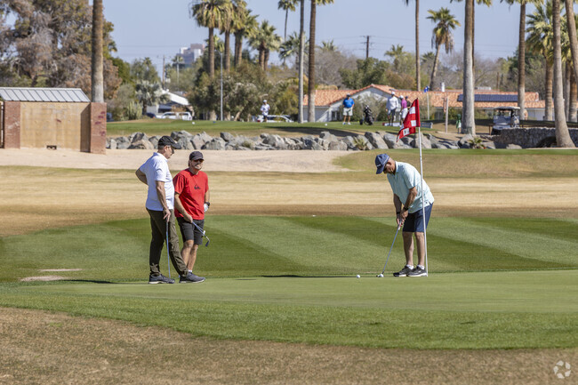 Catch a mid-day round of golf with your friends at Phoenix’s Encanto 18 Golf Course.