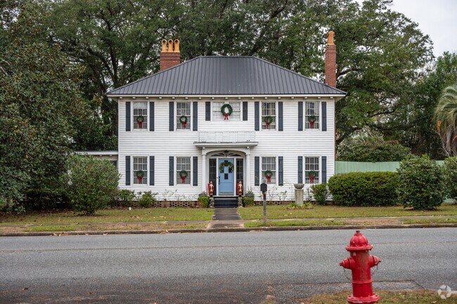 Simple yet stunning, colonial style architecture adds adds a historic feel to Chattahoochee.