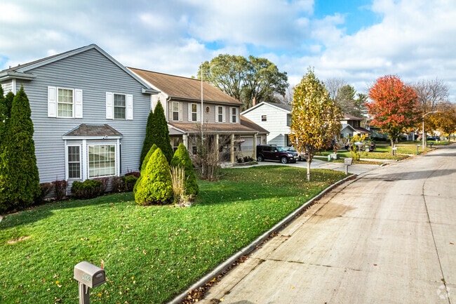 Menomonee River Hills Homes in East sit neatly in tight rows.