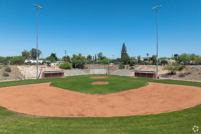 Cherry Field hosts various sports teams, including Tucson High, in Barrio San Antonio.