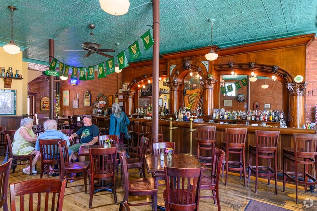 O'Duffy's Pub is a Kalamazoo institution, located just minutes from West Main Hill.