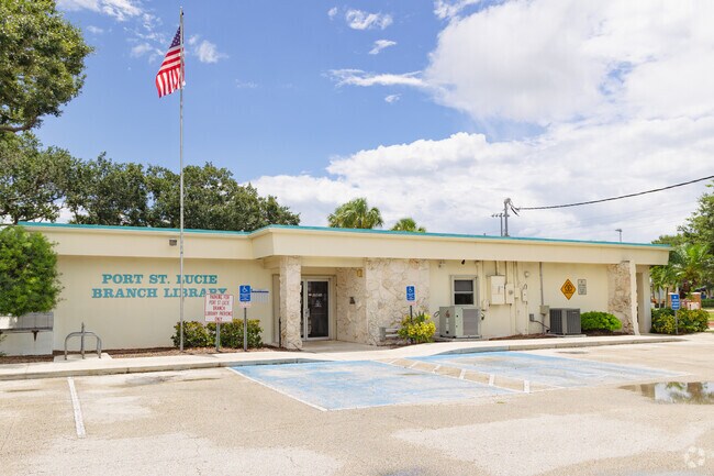 The Port St. Lucie Branch Library in Northport Village offers a quiet place to read and learn.