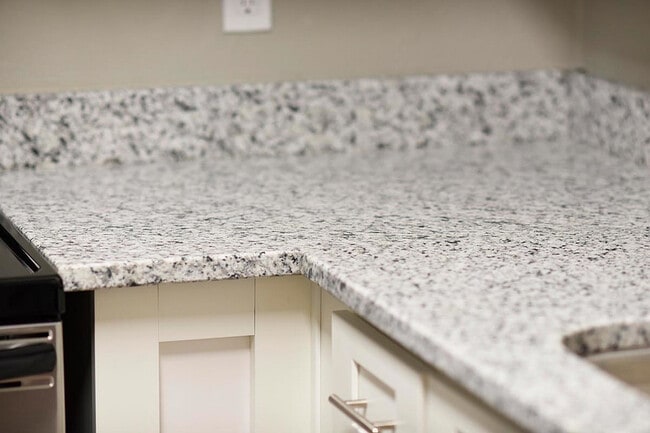 Kitchen with granite counters
