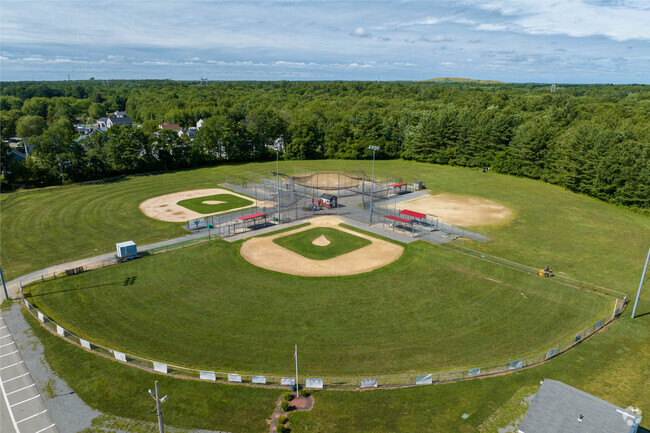 There are several baseball diamonds at Whitman Middle School in Whitman.