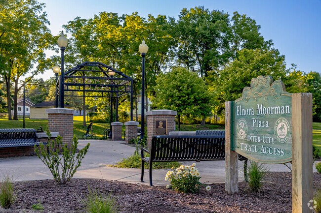 The paved Inter-city bike path runs through many local parks and connects to King.