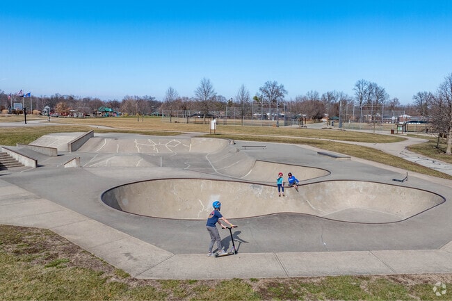 Check out the skate park at Beech Acres Park in Fruit Hill