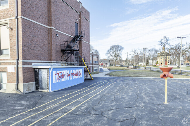 Kids will never want to leave the playground at Garfield Elementary School.