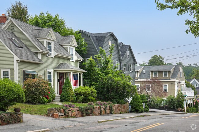 Beverly Farms showcases a variety of architectural styles, blending historic charm with diverse design elements throughout the neighborhood.