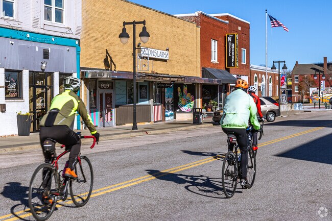 North Topeka is a walk and bike friendly area.