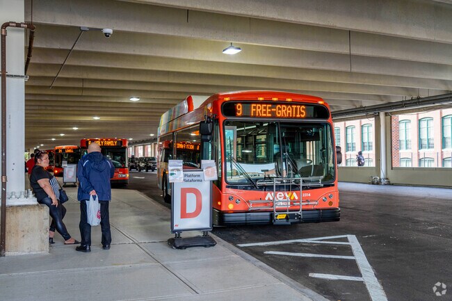 The Route 9 bus serves South Common residents with stops along South Union Street.