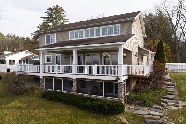 With views of Lake Saratoga, this multi-million dollar home is a dream in Stillwater.