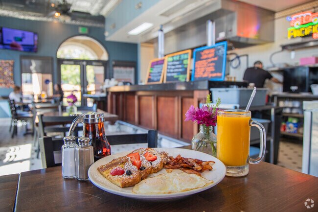 Downtown Pittsburg's Waterfront Grill & Cafe is popular for its delicious breakfast.