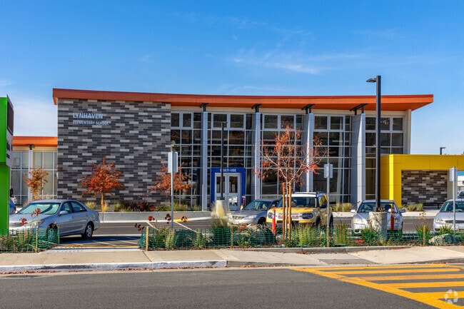 The beautiful campus of Lynhaven Elementary School includes modern amenities for students.