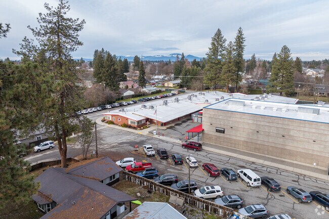 Bryan Elementary School has a small parking lot for visitors and staff.