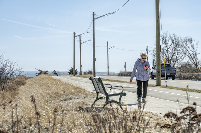 West Haven Center locals love to walk along the beach paths and sideways.