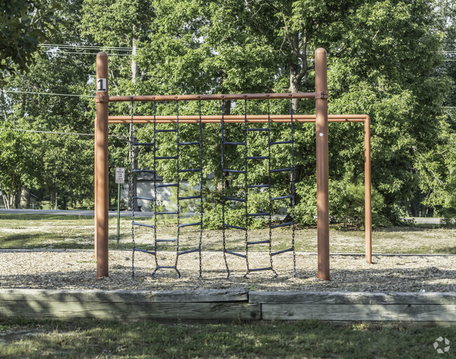 Jungle gym at Thelma Crenshaw Elementary School.