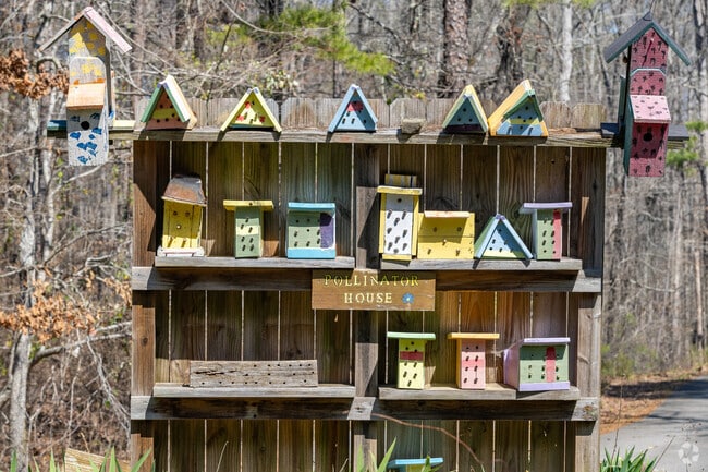 Turkey Creek features pollinator houses in its popular community park.
