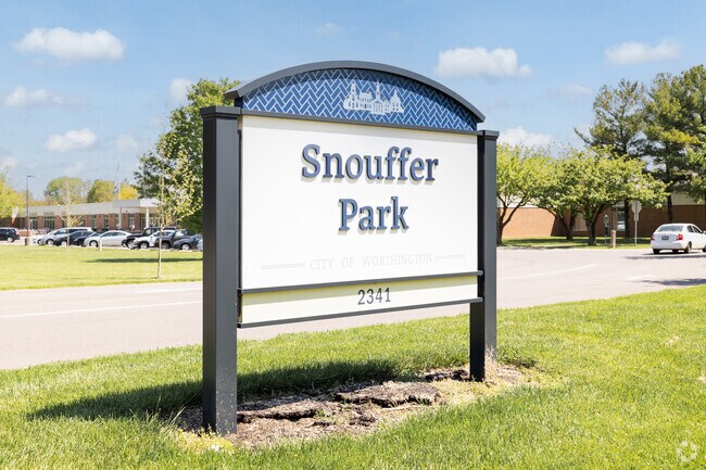 Snouffer Park near Columbus Ohio has trails as well as baseball fields.