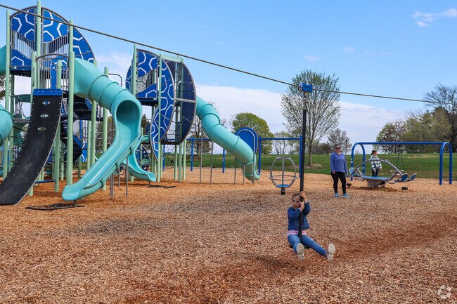 Children delight in endless hours of play on the vibrant new playground at Great Island Common, a beloved spot on New Castle Island.