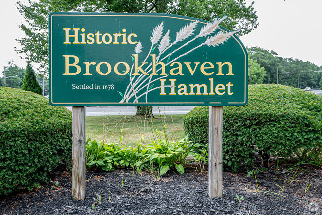 Brookhaven is a historical town that settled in 1678.