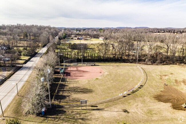 College Grove Elementary School has a baseball field